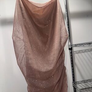 Sparkling Pink Mesh Dress
